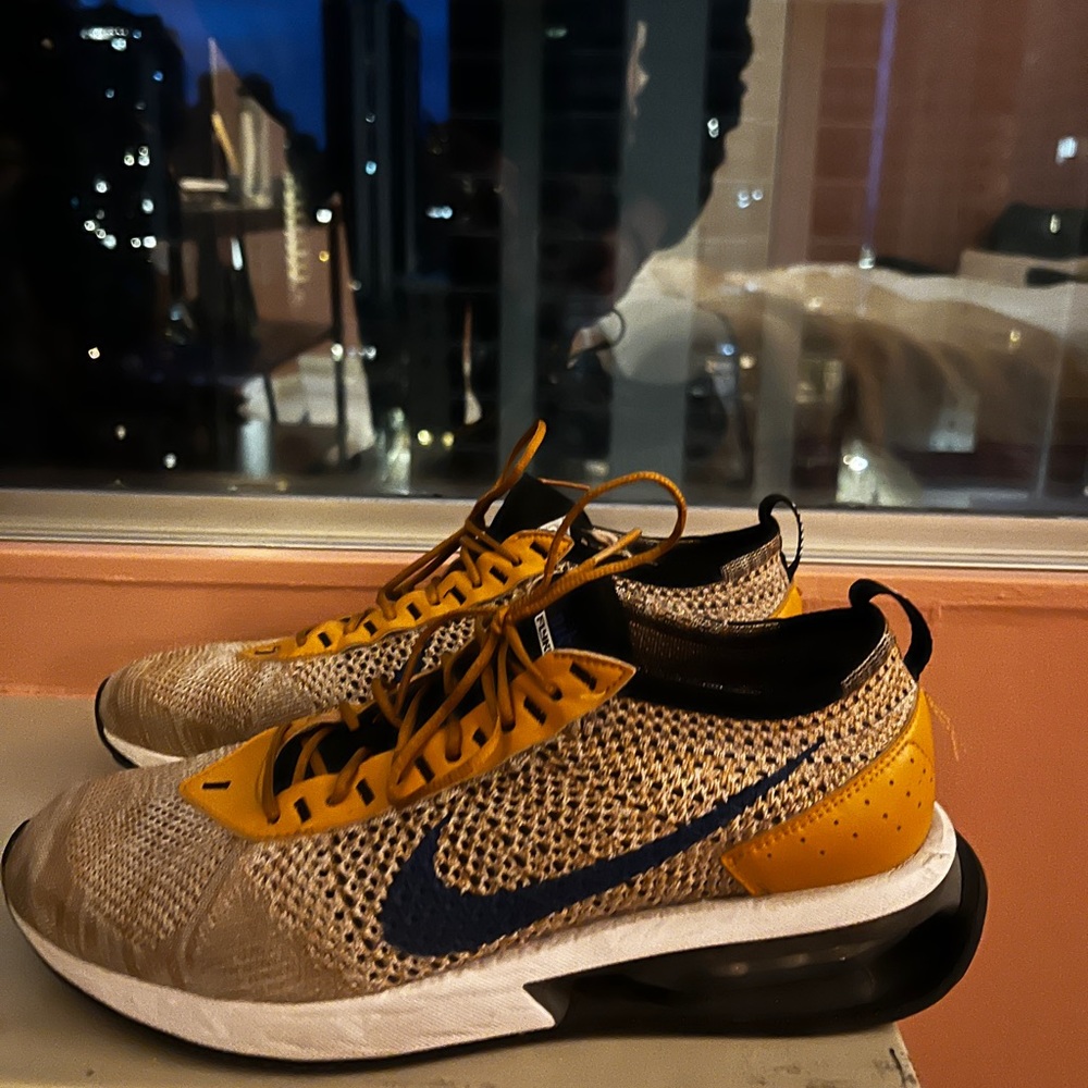 Nike Men’s Air Max Flyknit. Element Gold. Size 10.5. Almost new.